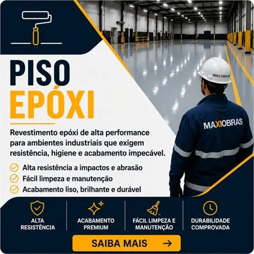 Piso Epoxi Para Ambientes Industriais