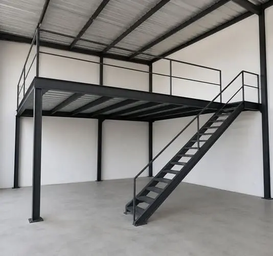 Reformas em mezaninos metálicos e mezaninos mistos, realizando adequações civis, recuperação estrutural, substituição de componentes, reforços, pintura industrial, recuperação de pisos